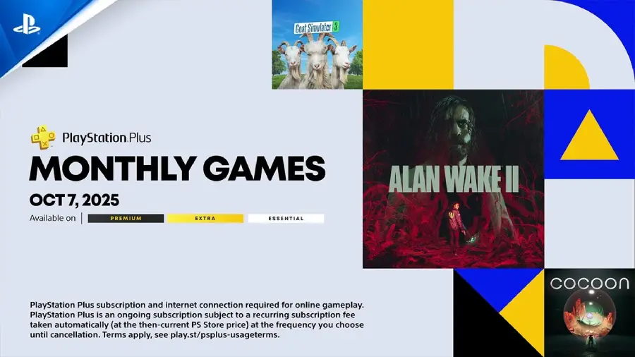 ps plus ottobre 2025 alan wake 2, the last of us 2 playstation plus