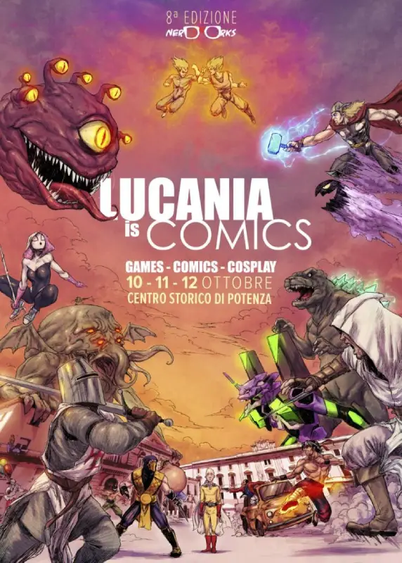 Lucania is Comics 2025 potenza basilicata evento