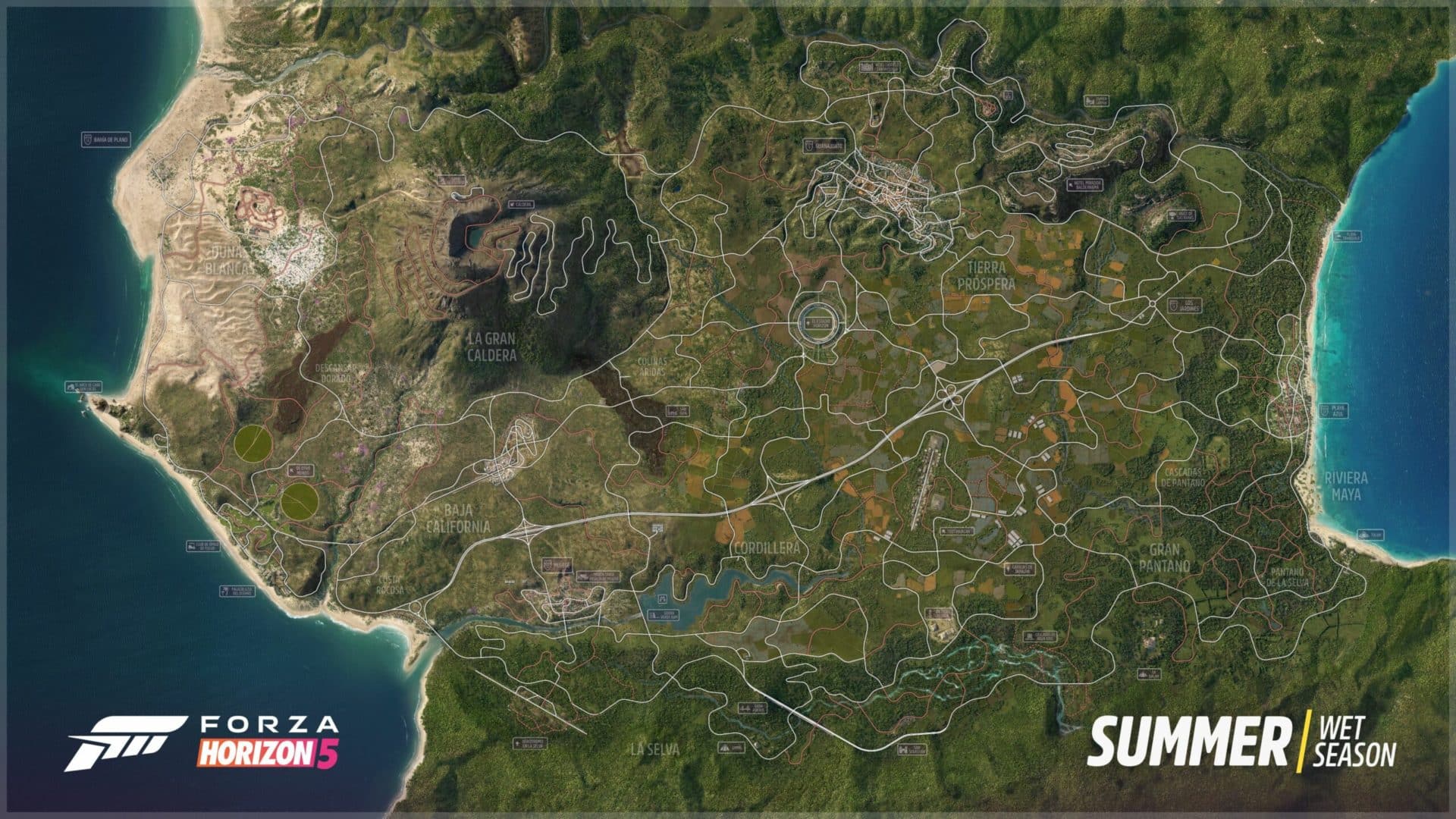 Forza Horizon 5 mappa