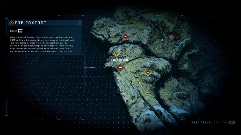 Halo Infinite mappa di gioco