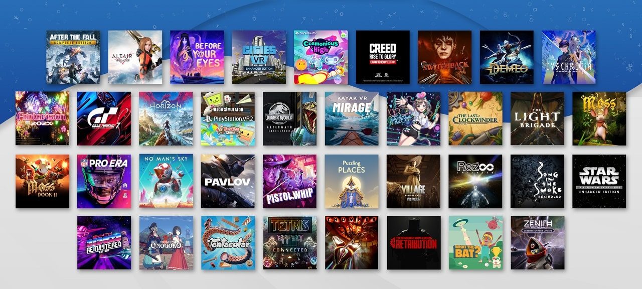 PS VR2 lineup