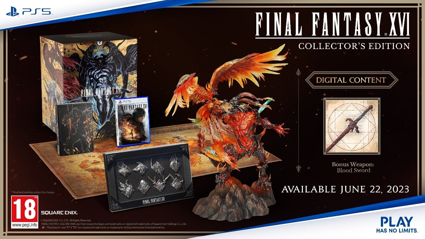 Final Fantasy XVI Collector's Edition preorder