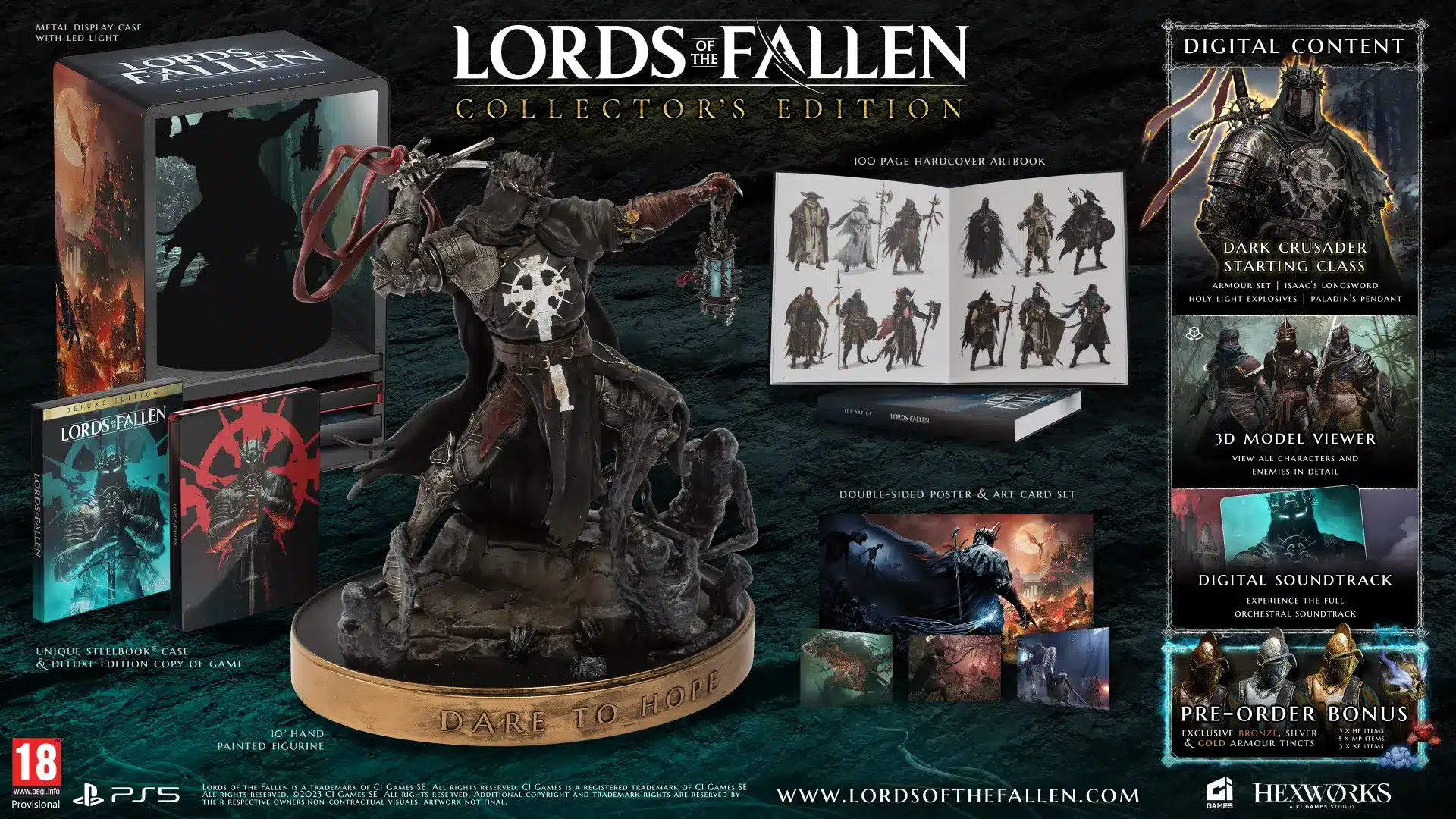Lords of the Fallen uscirà venerdì 13 ottobre: trailer, edizioni e bonus preorder