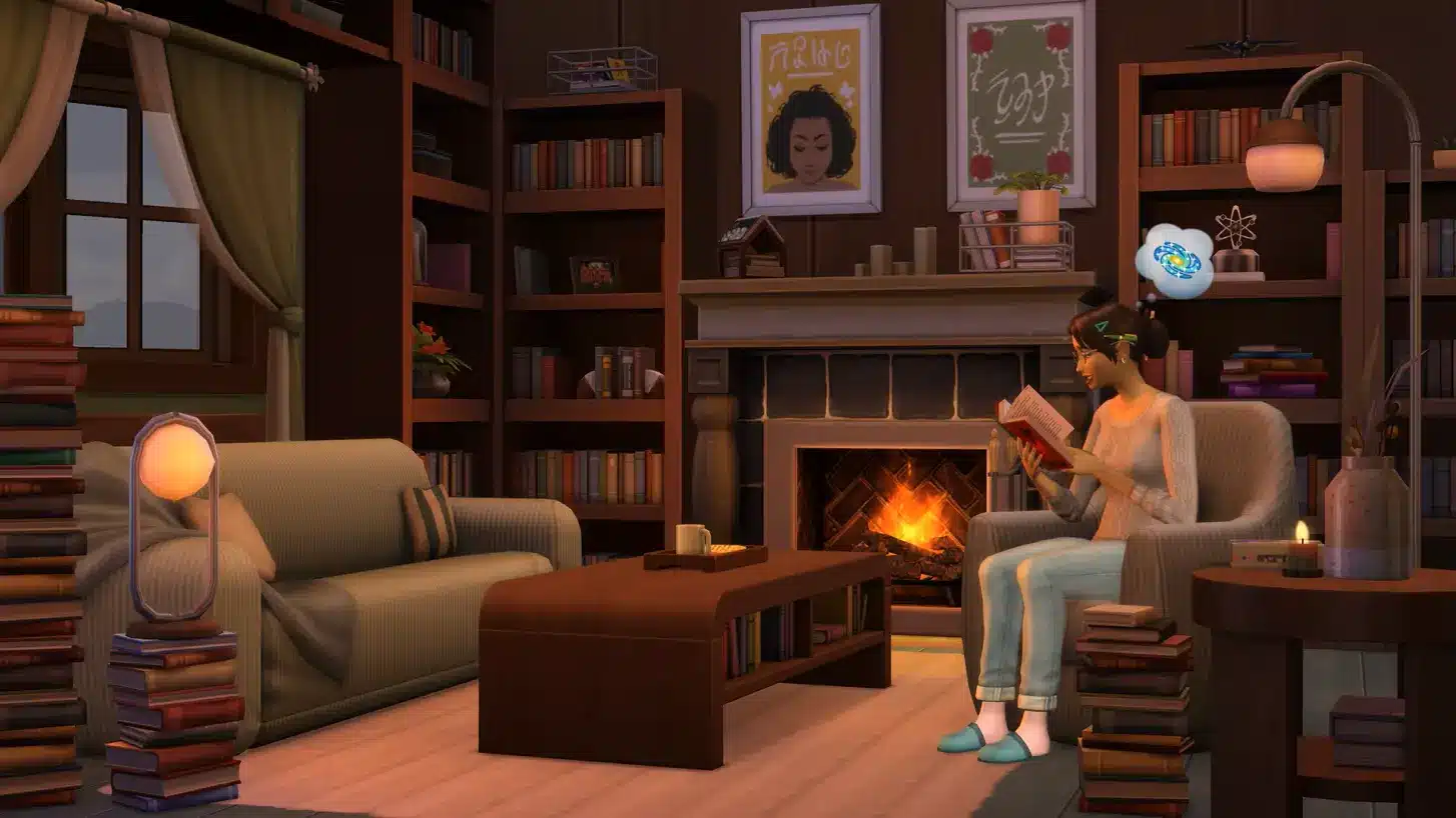 The Sims 4 svela i kit Revival Grunge e Angolo Libreria