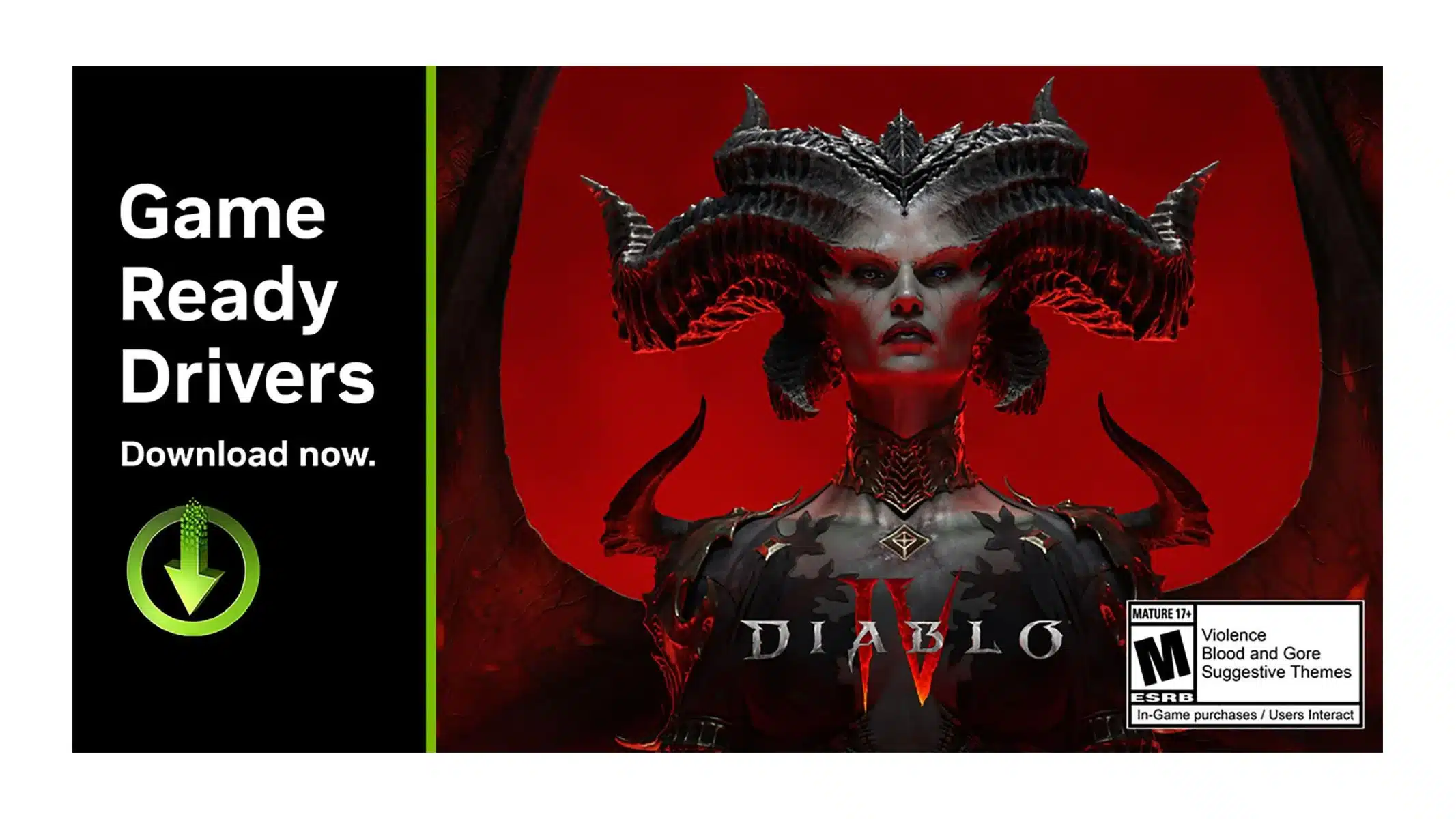 Disponibili i driver GeForce 535.98 WHQL Game Ready Driver ottimizzati per Diablo IV