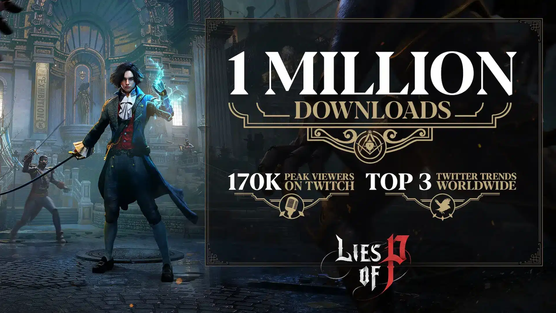 Lies of P demo un successone: oltre 1 milione di download e seguitissimo su Twitch