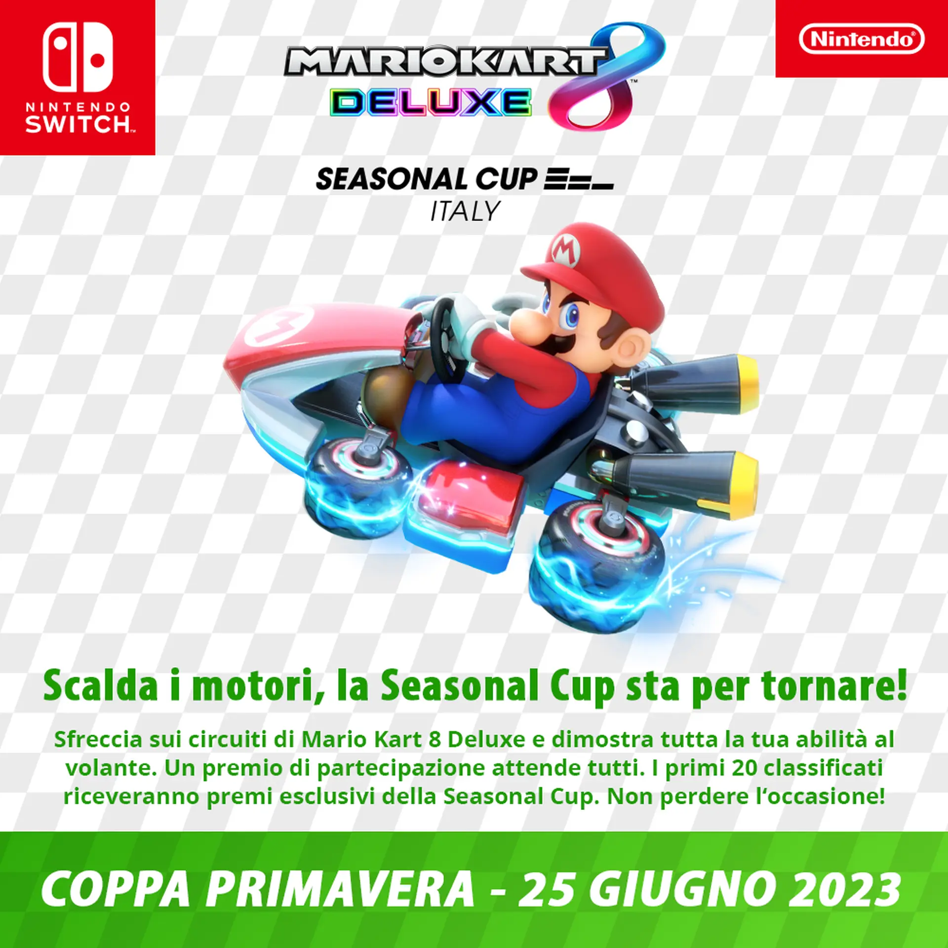 Mario Kart 8 Deluxe Seasonal Cup Italy: al via il 25 Giugno il torneo aperto a tutti - come partecipare