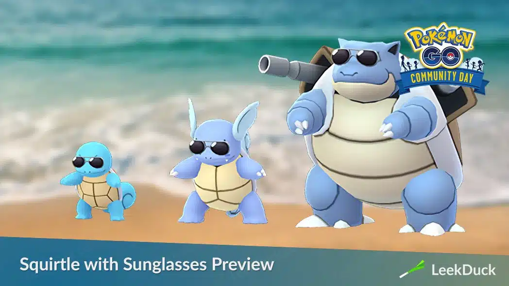 Pokémon GO Squirtle occhiali da sole