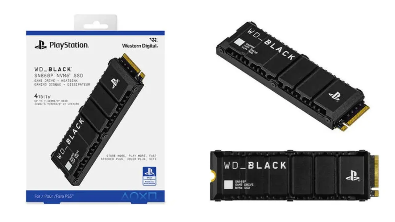 Western Digital Black WD_BLACK SN850P è il nuovo SSD per PS5 ancora più veloce