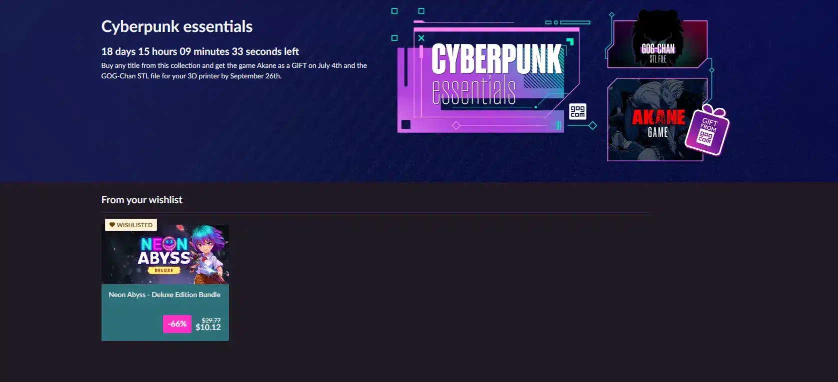 GOG Summer Sale: sconti fino al 90% gioco gratis acquistando Cyberpunk 2077 con Phantom Liberty