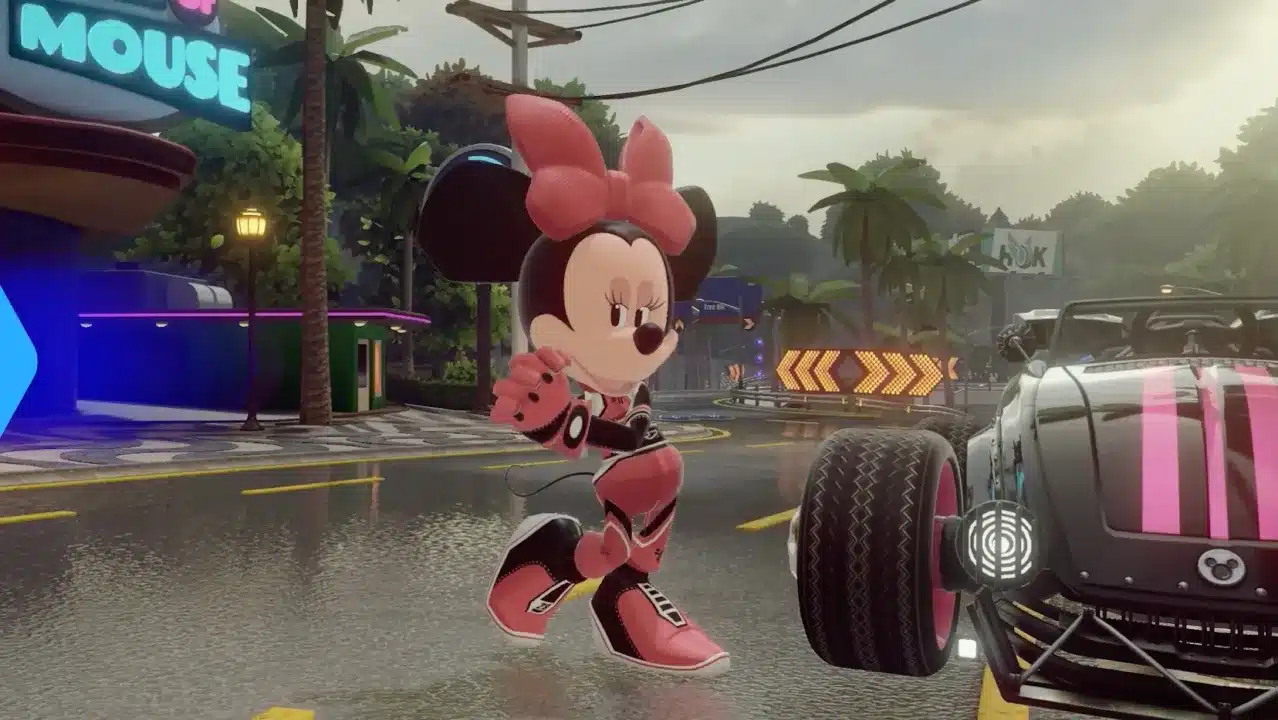 Disney Speedstorm Minnie nuovo pilota