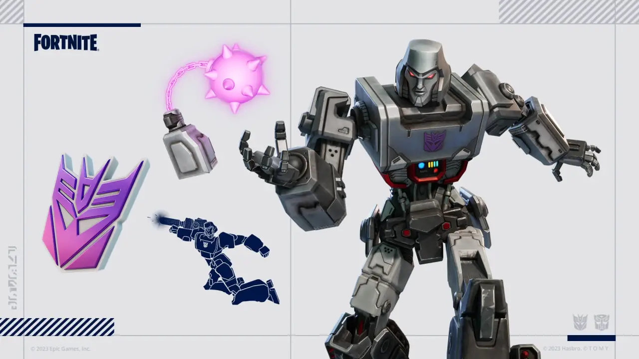 Fortnite Pacchetto Transformers Megatron