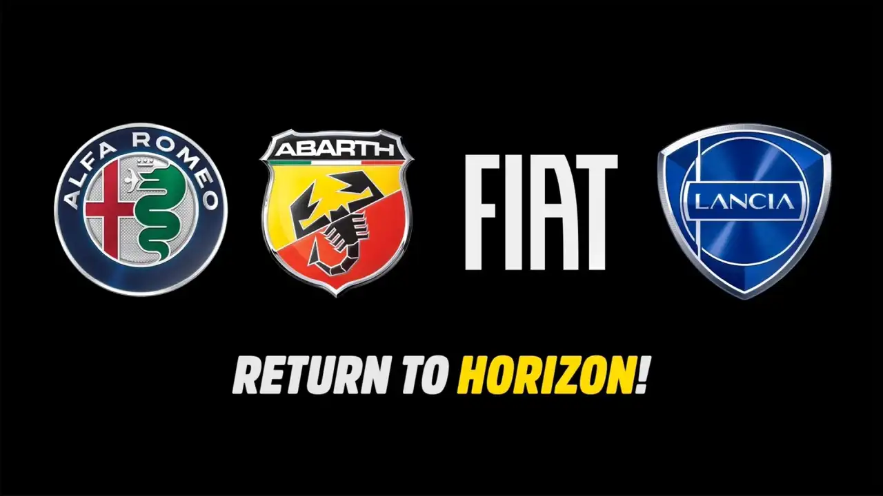 Forza Horizon 5 accoglie l'Italia: auto di Fiat, Alfa Romeo e Lancia in arrivo ad agosto