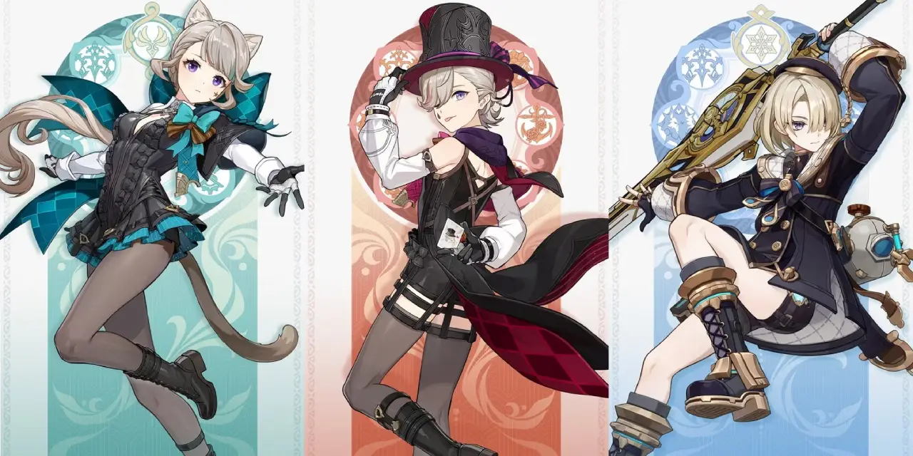 Genshin Impact versione 4.0 Lyney Lynette Freminet