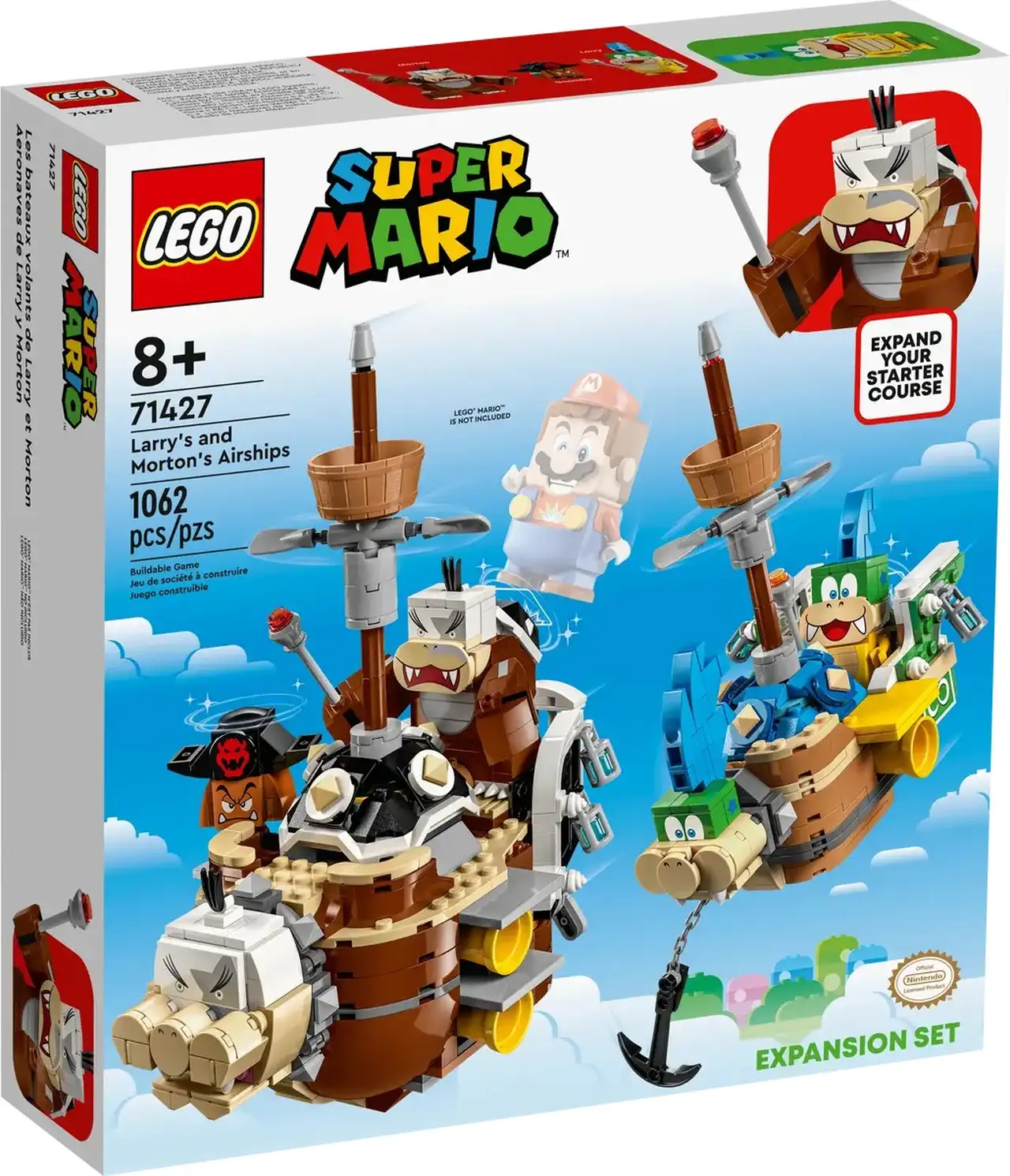 LEGO espande i set di Mario col Pack di espansione Velieri volanti di Larry e Morton