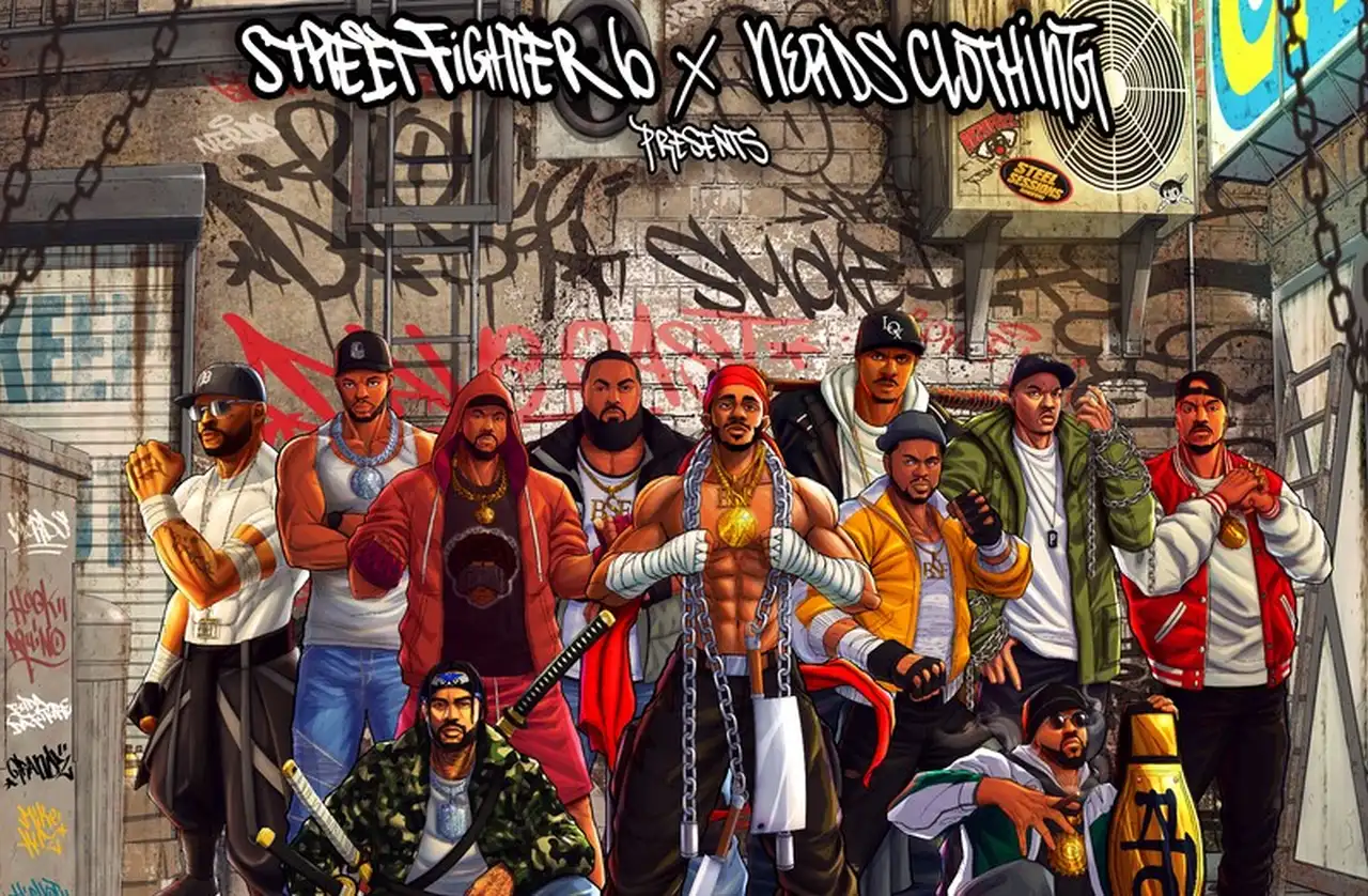 Street Fighter collabora con NERDS Clothing per festeggiare il 50° anniversario dell'hip pop