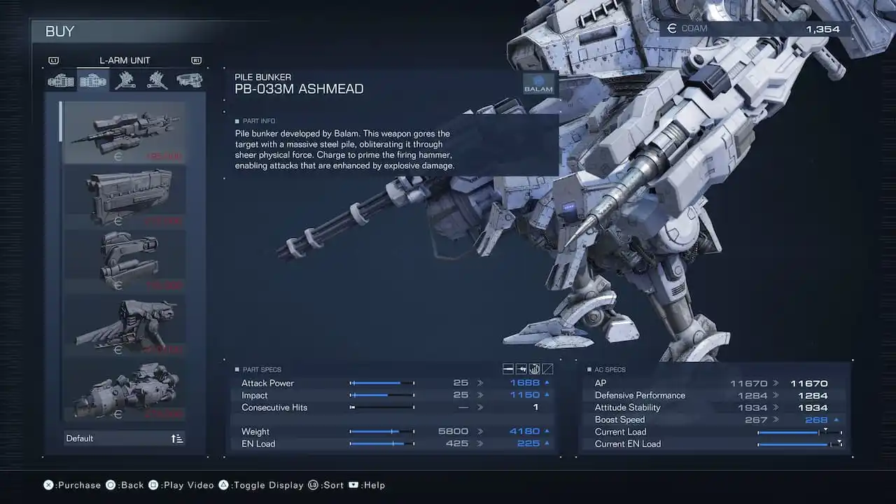 armored core 6 migliori armi