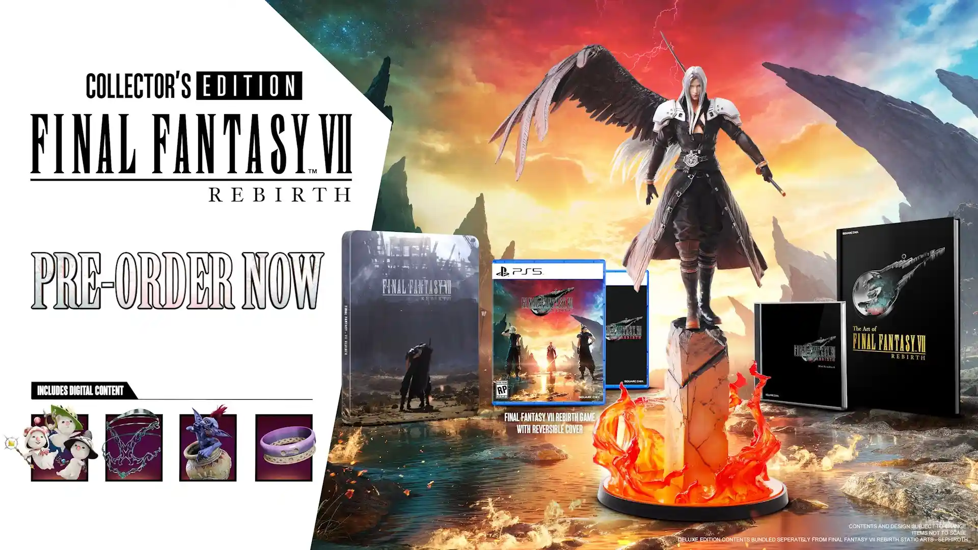 Final Fantasy VII Rebirth Collector's Edition costa 350 dollari, ma c'è anche la Deluxe - tutte le edizioni e i bonus