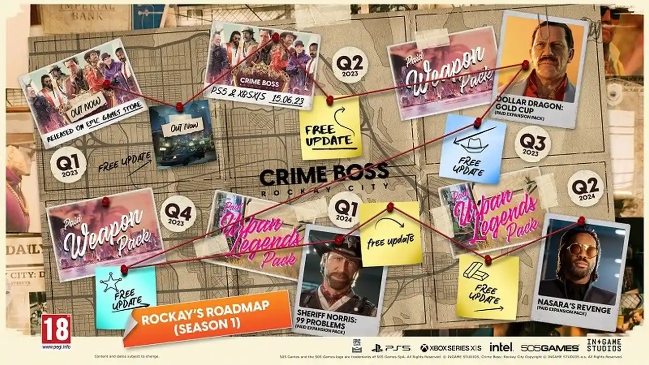 Crime Boss Rockay City è giocabile gratis nel weekend su PC e console, edizioni fisiche disponibili