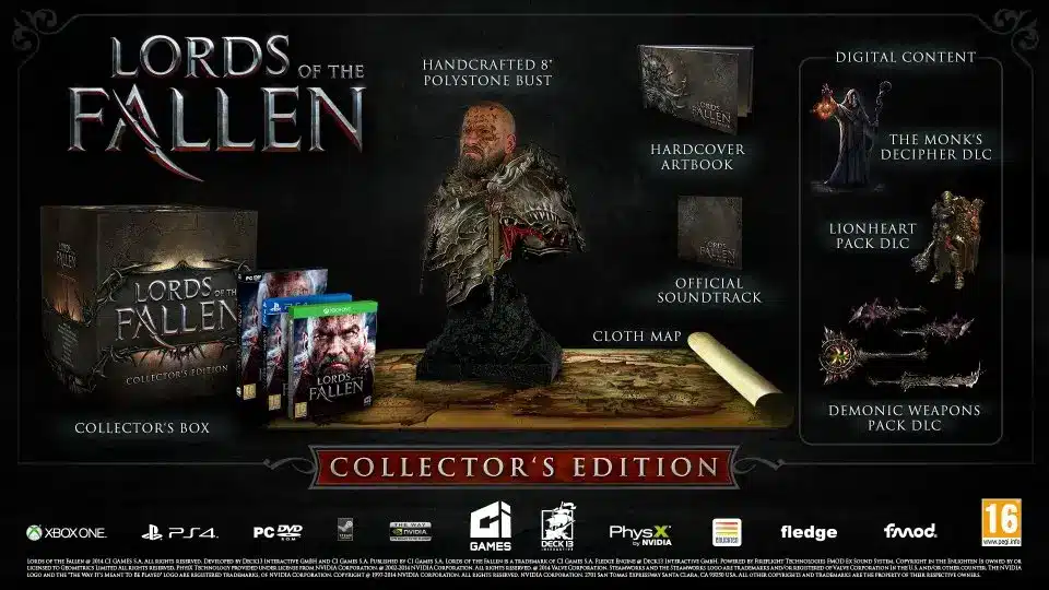 lords of the fallen collector's