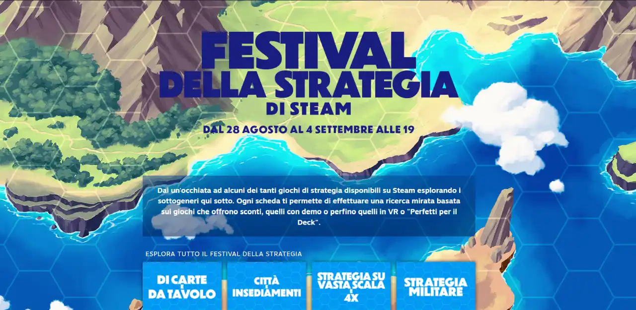 Lo Steam Strategy Fest è in corso: Festival della Strategia, sconti fino al 90% su RTS e gestionali come Civilization VI