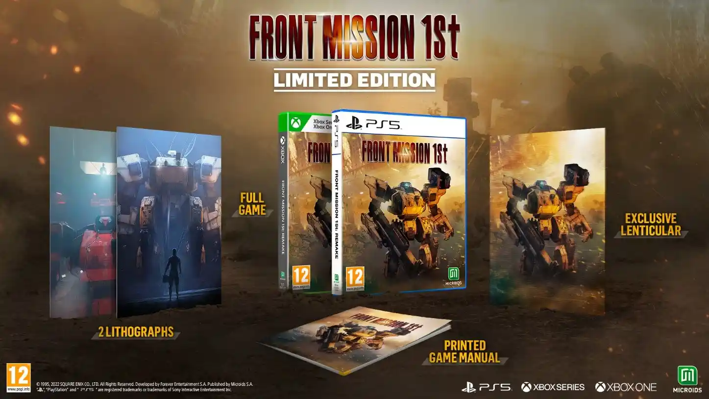 FRONT MISSION 1St Remake Limited Edition in edizione fisica ha una data di uscita su PS5 e Xbox Series X/S e One