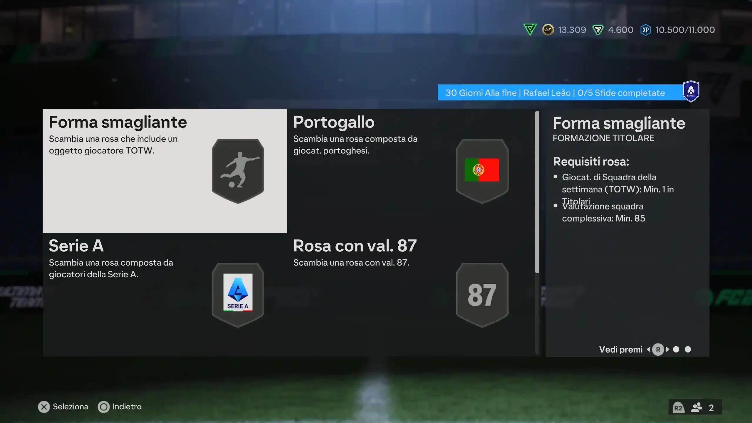 EA FC 24 Ultimate Team - Rafael Leao POTM Serie A settembre - Soluzioni SBC