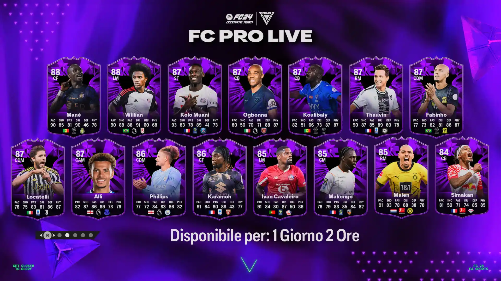 EA Sports FC 24 Ultimate Team FC Pro Live - guida al nuovo evento promo