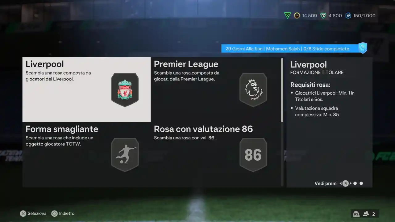 EA FC 24 Ultimate Team - Mohamed Salah POTM Premier League ottobre 2023 - Soluzioni SBC