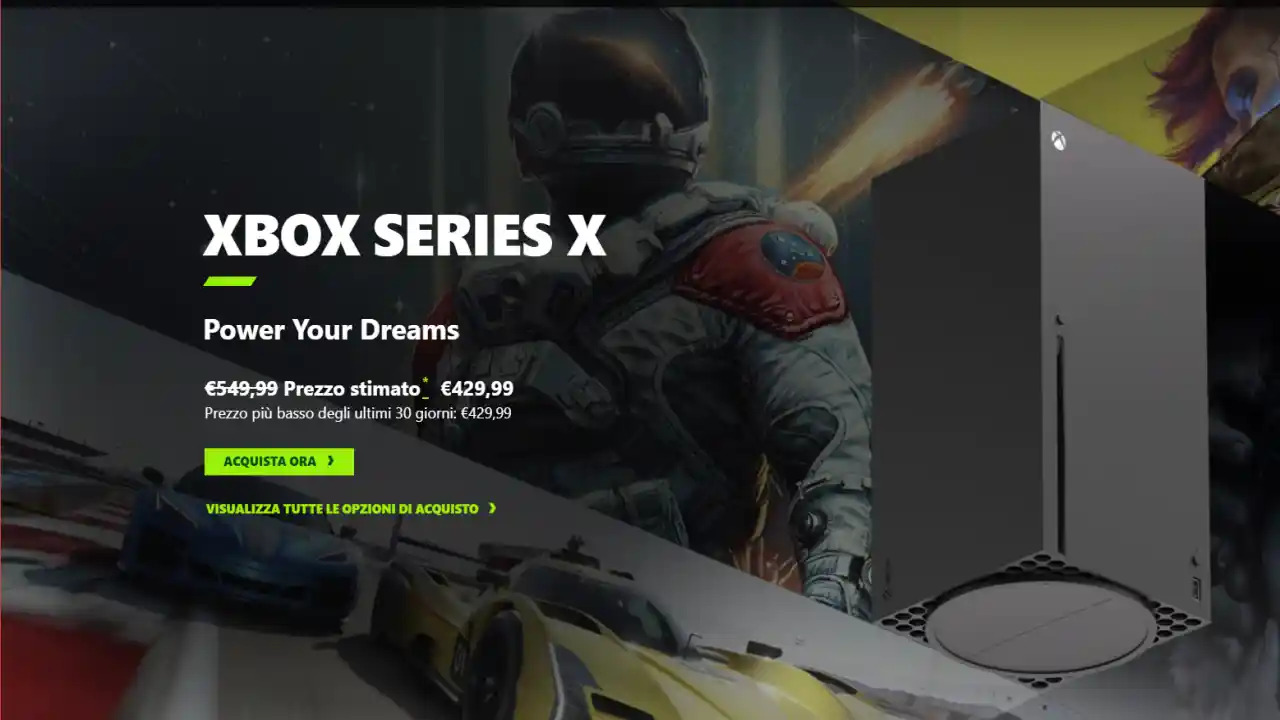 Black Friday 2023: Xbox lancia nuove offerte per la Cyber Week: 120 euro di sconto su Xbox Series X e nuovi bundle