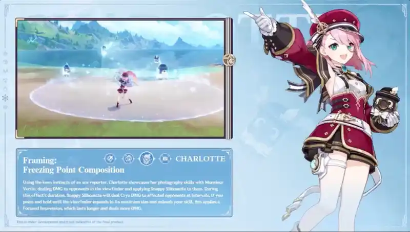 Charlotte debutta in Genshin Impact: trailer, mosse e abilità del nuovo personaggio 4 stelle