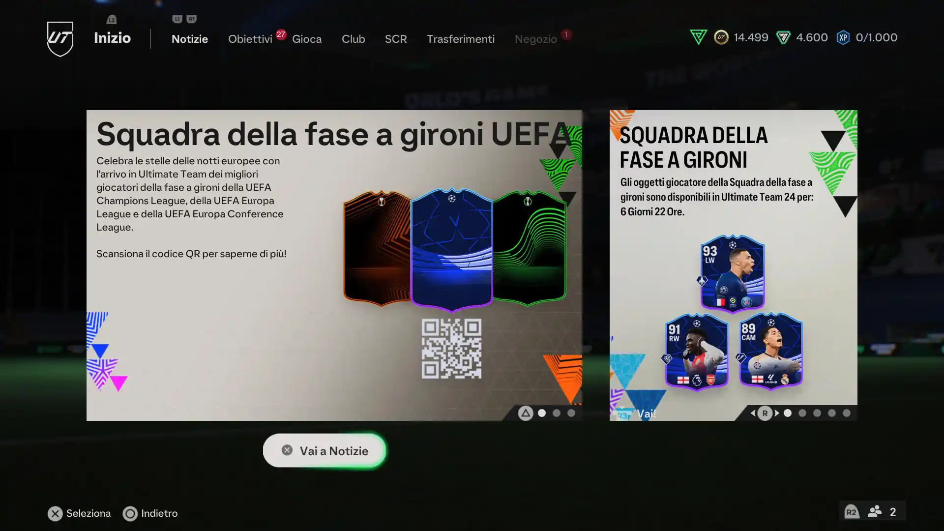 EA FC 24 TOTGS - Team of The Group Stage: evento promo Squadra della Fase a Gironi