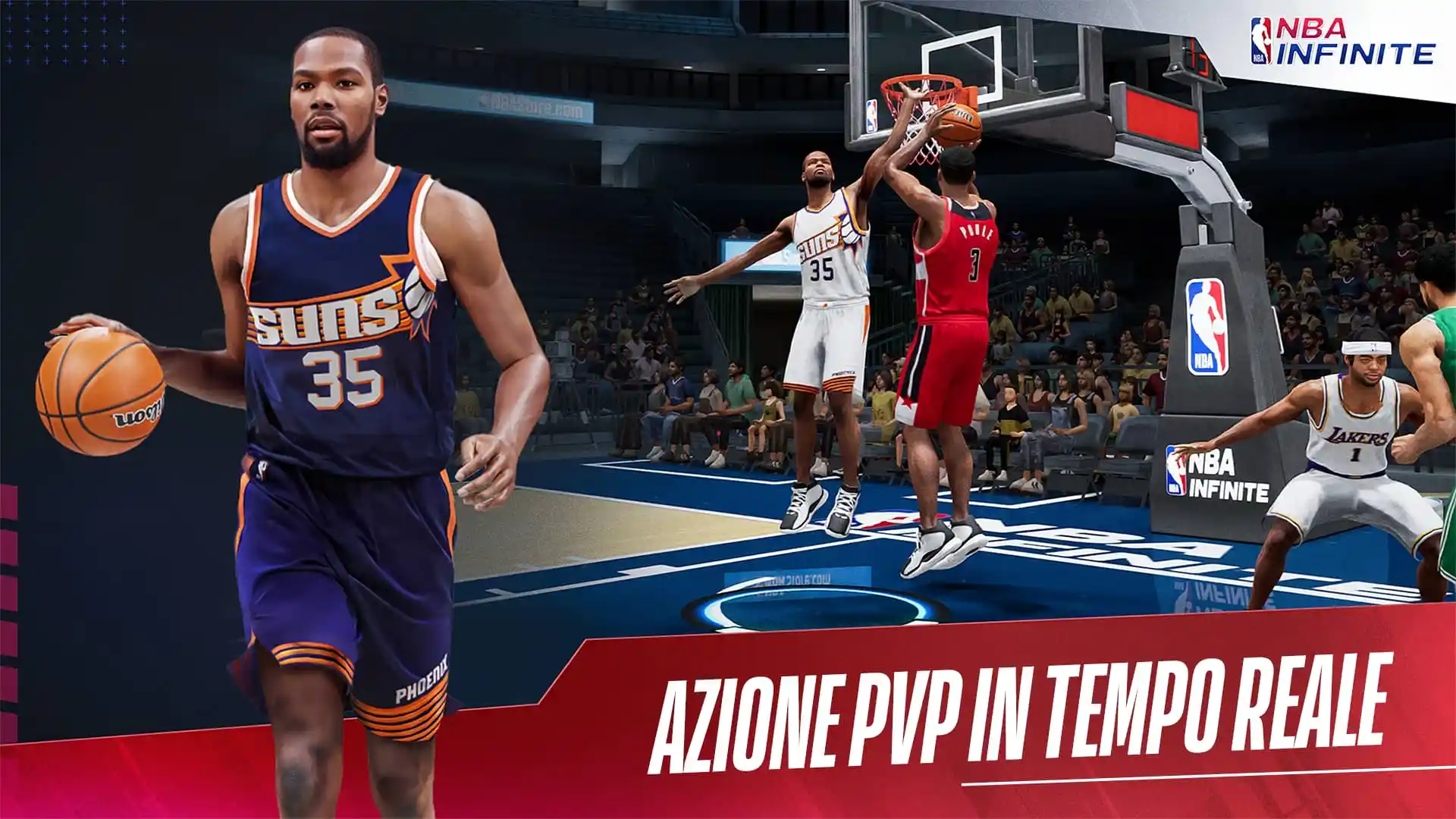 NBA Infinite è un nuovo gioco di basket PvP per smartphone iOS e Android