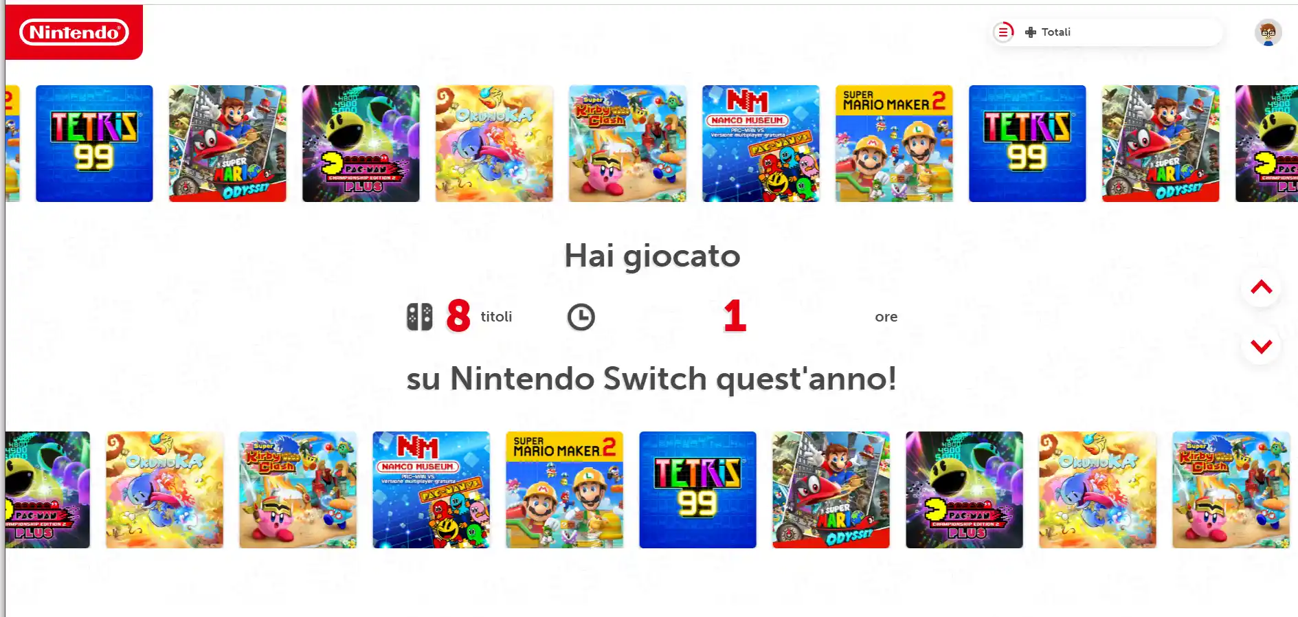 Nintendo Switch Anno in Rassegna 2023 - come controllare il recap delle statistiche di gioco