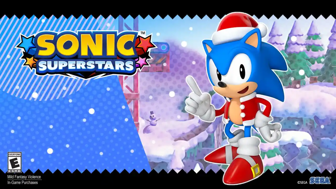 Sonic Superstars, disponibile un DLC gratuito a tema natalizio