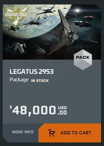 star citizen legatus 2953 bundle prezzo