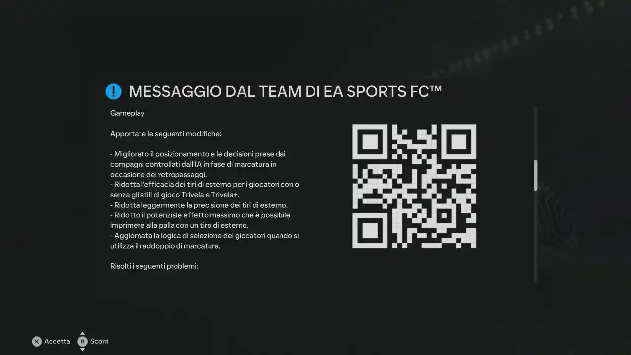 EA Sports FC 24 Title Update 9 disponibile - nerfati i tiri di esterno: changelog completo