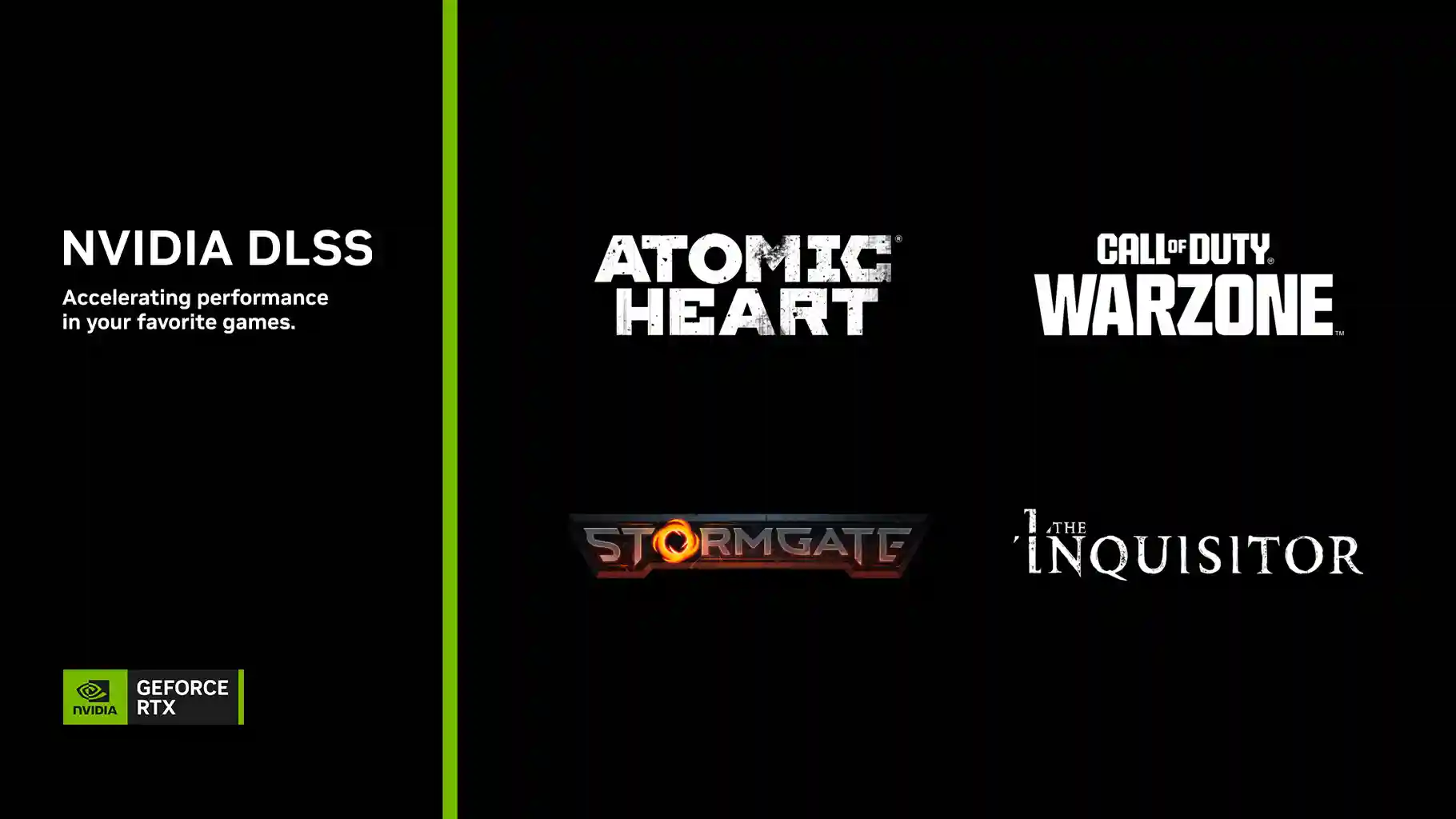 Stormgate, Call of Duty: Warzone - stagione 2, Atomic Heart: Trapped in Limbo e altri giochi ricevono il supporto al DLSS