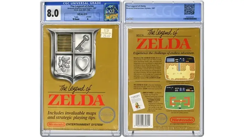 Una copia del primo Zelda per NES venduta all'asta per 288.000 dollari
