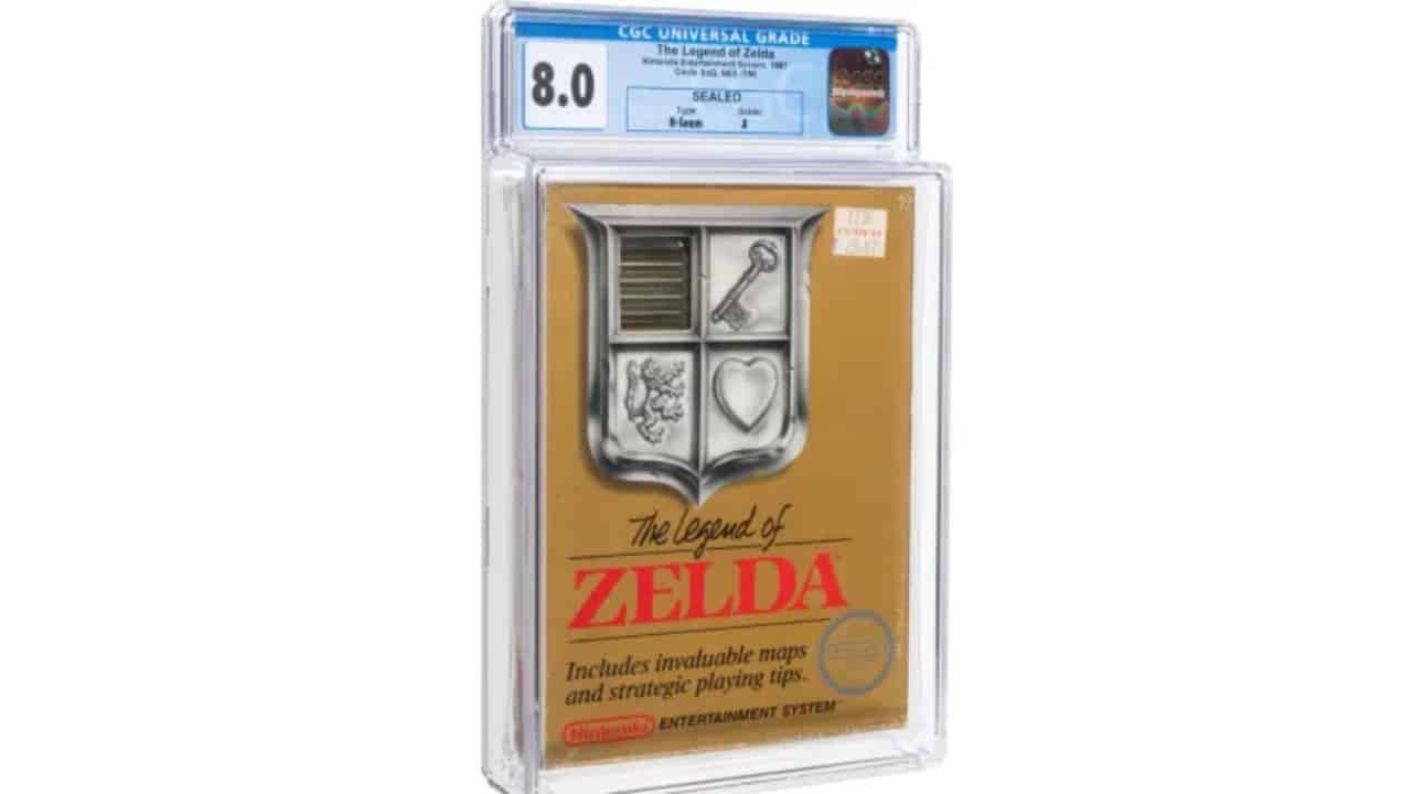 Una copia del primo Zelda per NES venduta all'asta per 288.000 dollari