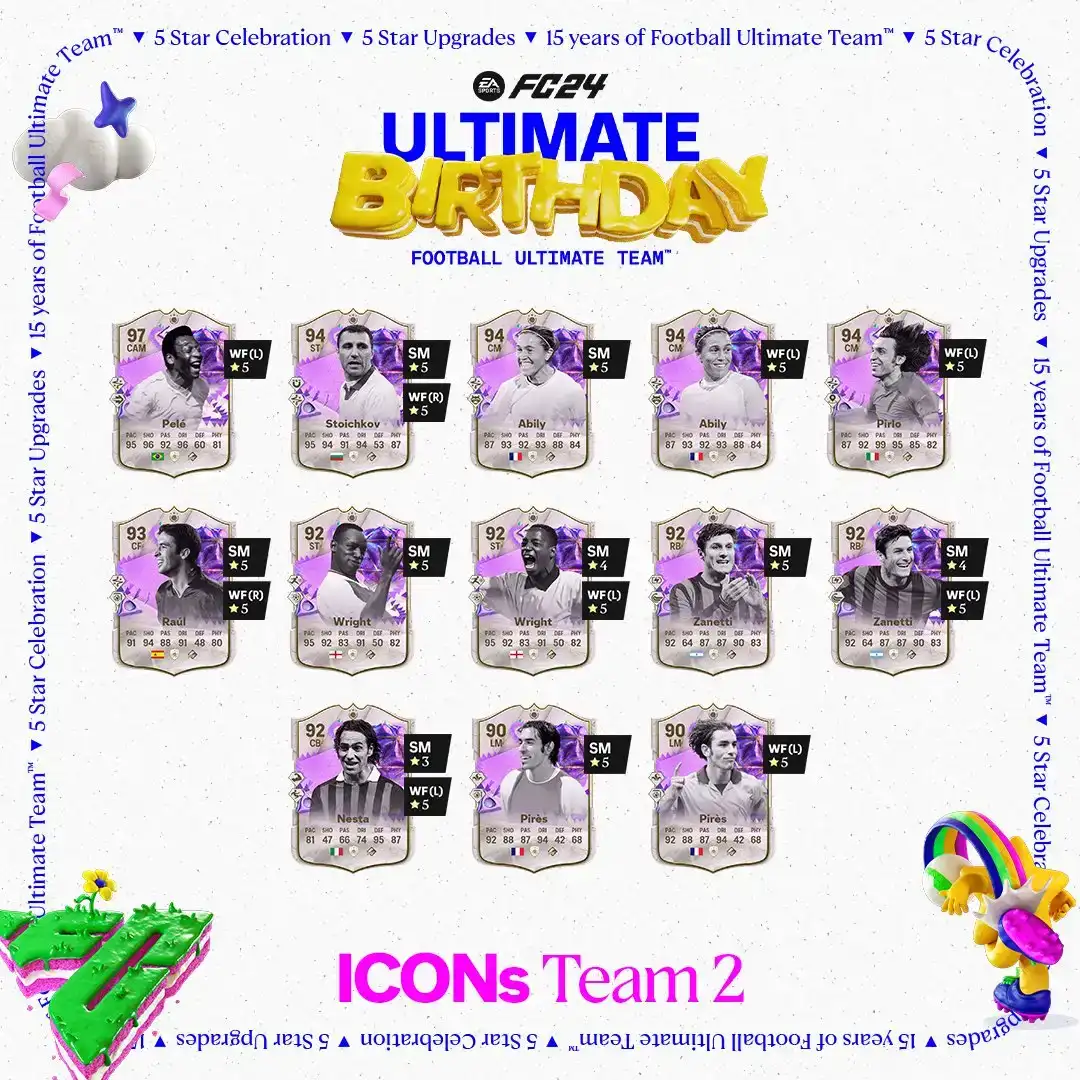 FC 24 Ultimate Birthday - Icone Team 2