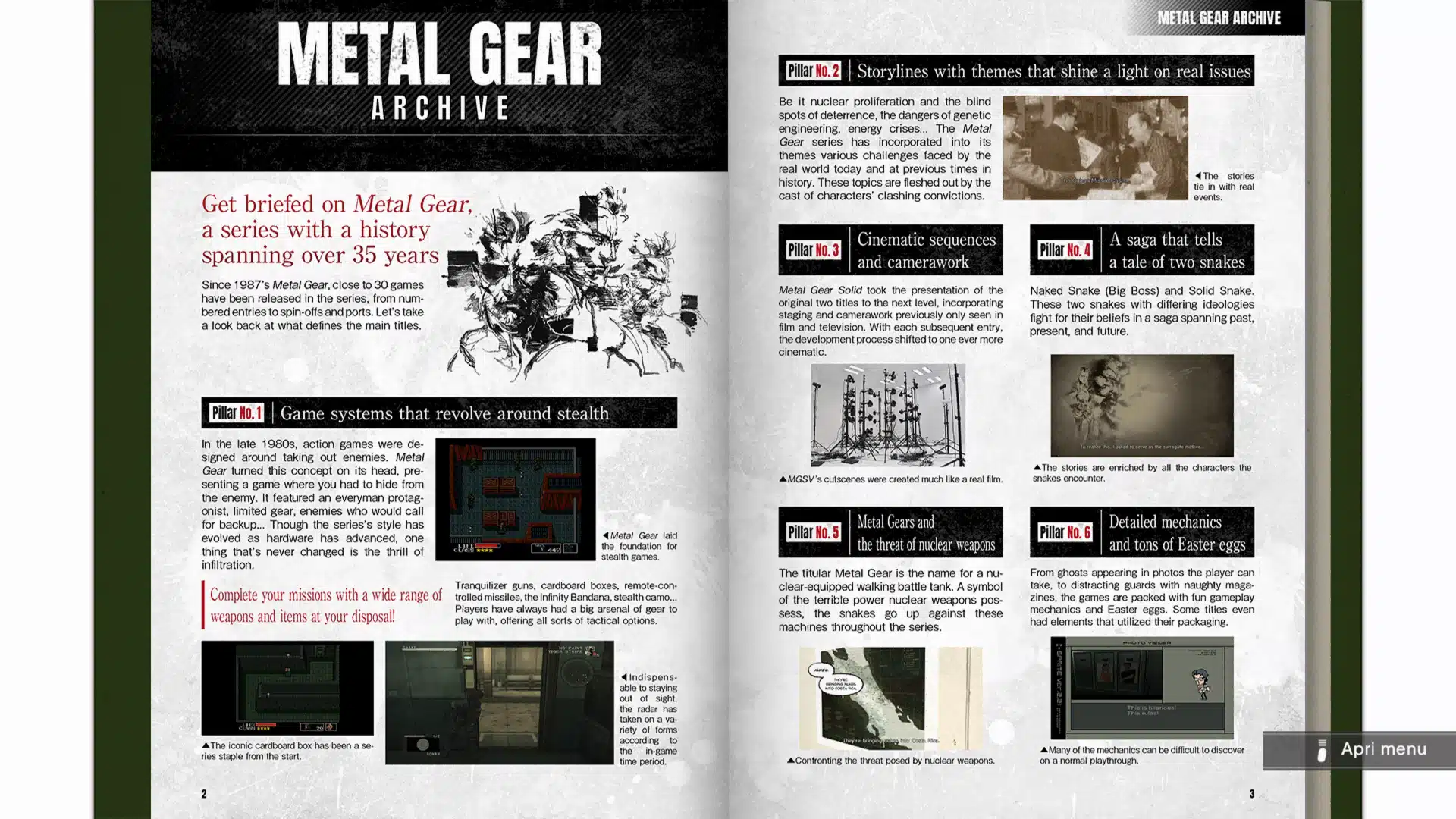 Metal Gear Solid Master Collection Vol.1 - Archivio