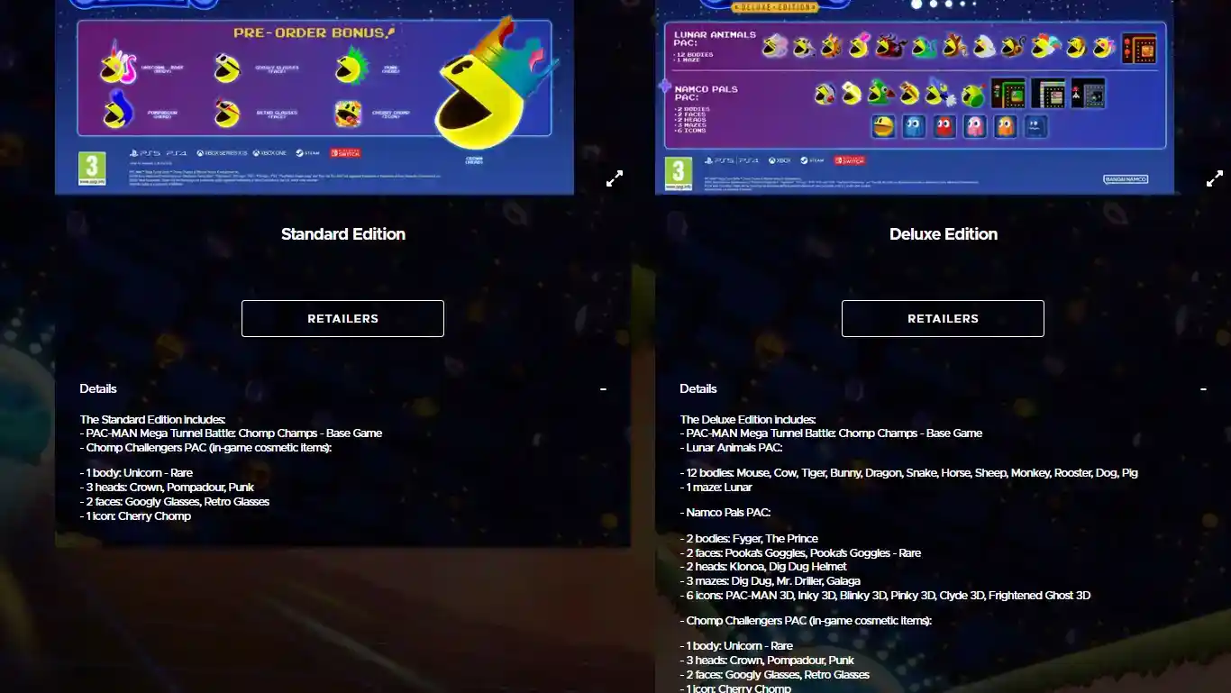 Pac-Man Mega Tunnel Battle: Chomp Champs data di uscita, piattaforme, edizioni e bonus preorder