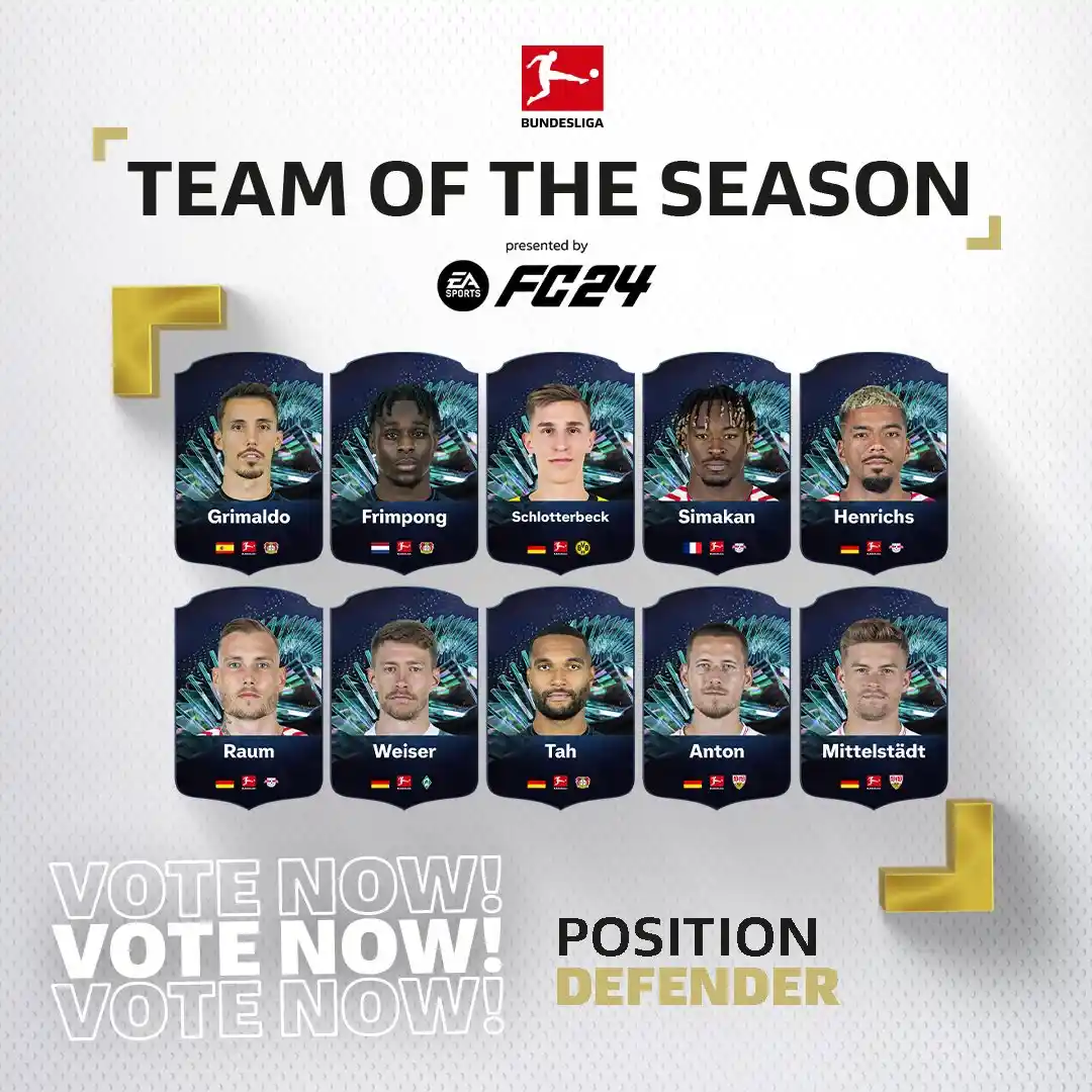 EA Sports FC 24 Ultimate Team TOTS Bundesliga - lista candidati e come votare: difensori