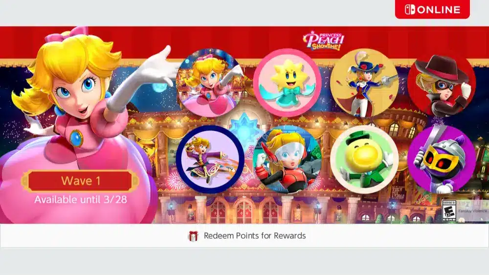 missioni e premi esclusivi di Nintendo Princess Peach Showtime