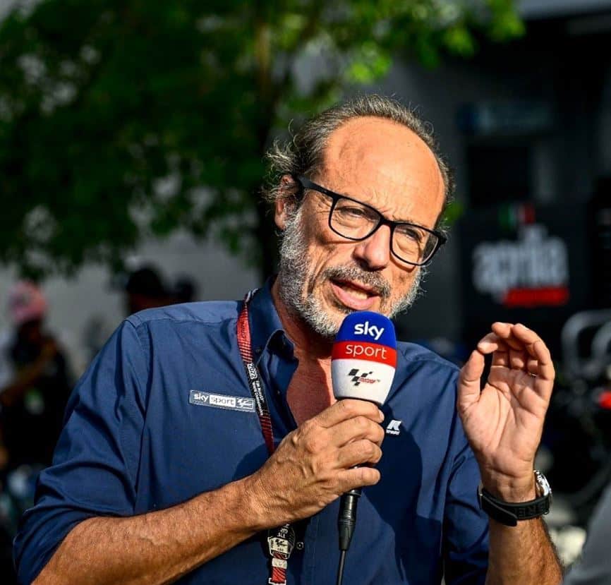 Guido Meda telecronista MotoGP