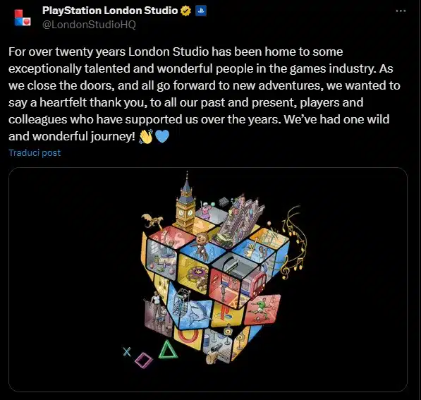 PlayStation London Studio chiude
