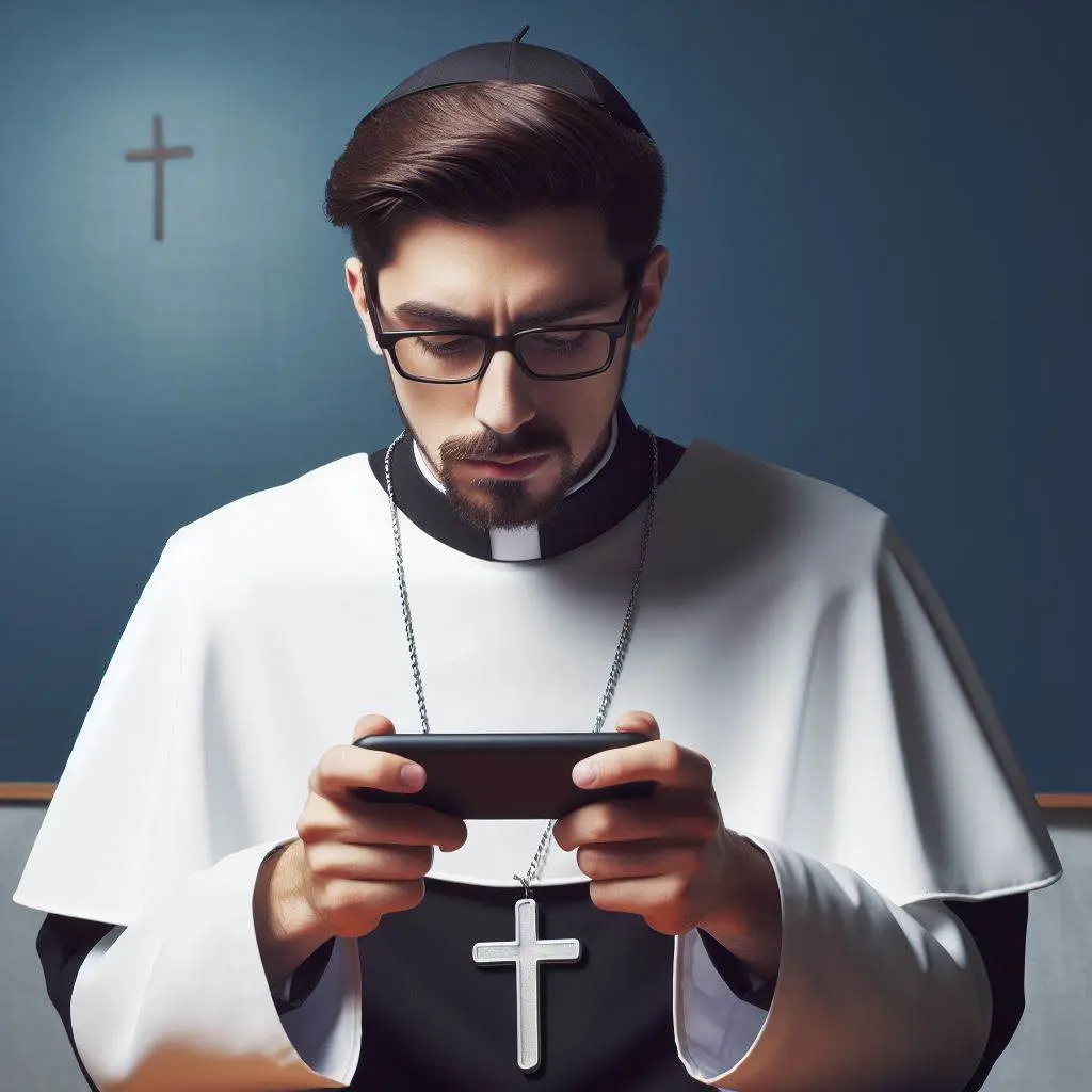 prete usa la carta di credito della chiesa per giocare a mario kart e candy crush