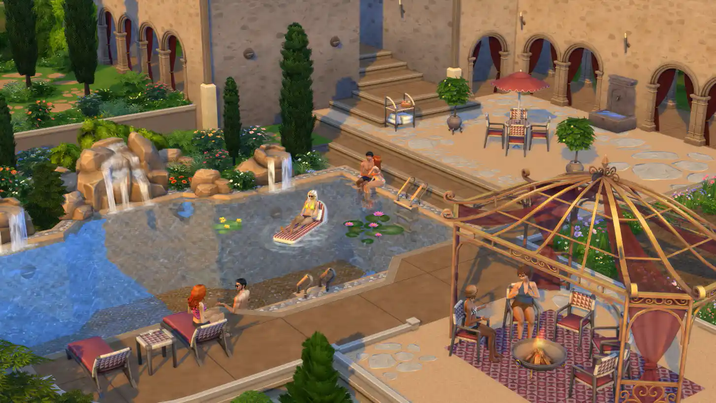 The Sims 4 Rifugio in Riviera Kit 