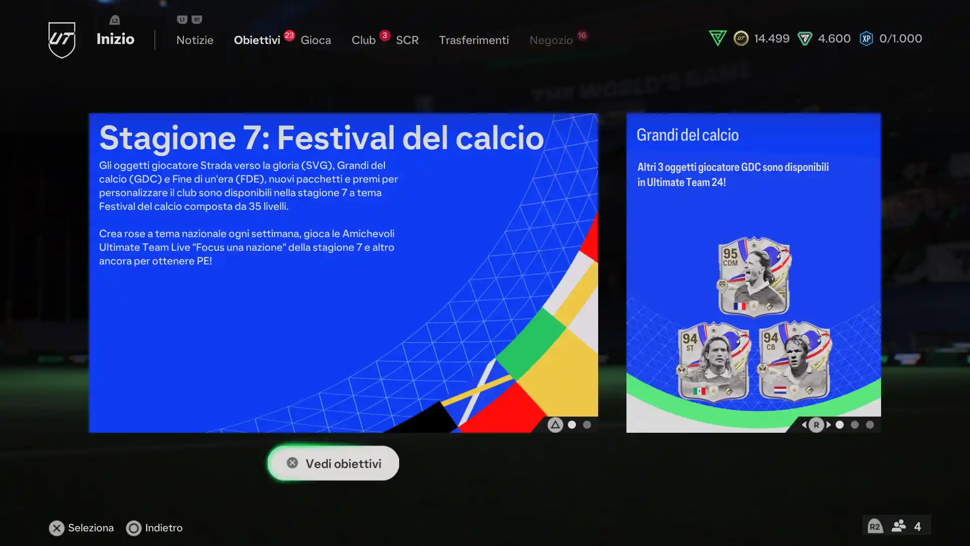 FC 24 Ultimate Team Path To Glory: evento promo Euro 2024 e Copa América - Grandi Del Calcio, Stagione 7 e Prestiti Globali